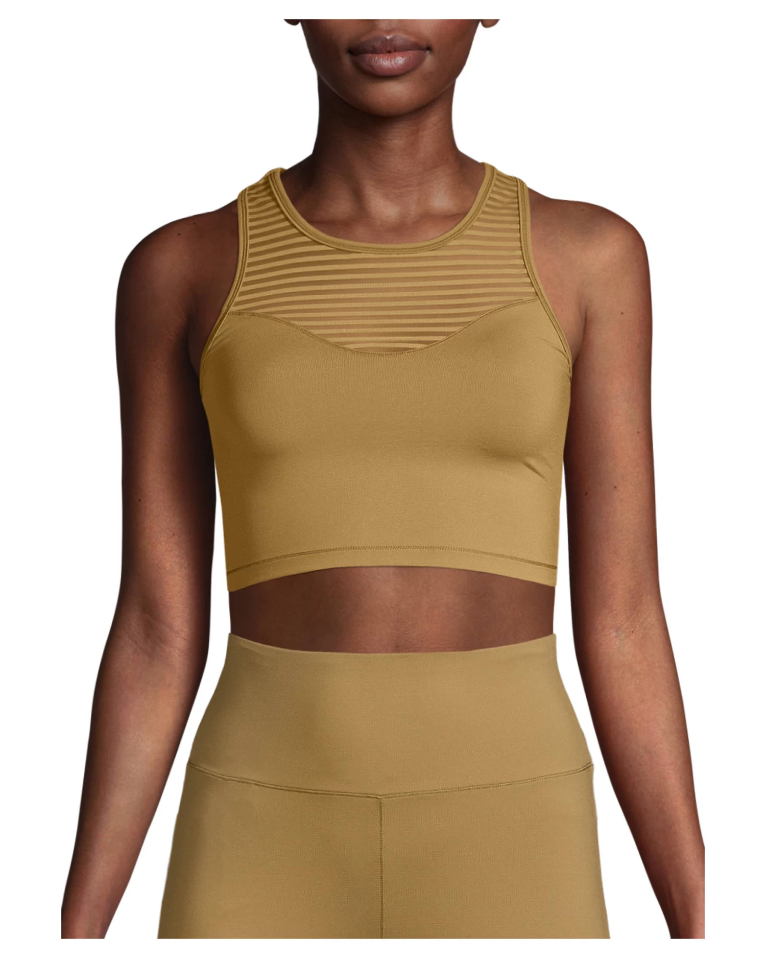 Casall Damen Trainingstanktop STRIPE CROP TOP WITH MESH INSERT 4 Casall Damen Trainingstanktop STRIPE CROP TOP WITH MESH INSERT – Bild 2