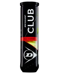 Dunlop Tennisbälle 4er-Pack DUNLOP CLUB ALL COURT -Sportbekleidung engelhorn Dunlop Tennisbaelle 4er Pack DUNLOP CLUB ALL COURT Rueckansicht V1075323G v1