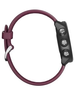 Garmin GPS-Laufuhr "Forerunner 245" Dunkelrotes Armband -Sportbekleidung engelhorn Garmin GPS Laufuhr Forerunner 245 dunkelrotes Armband Detailansicht 02 V1015983K v1