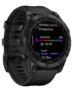 Garmin GPS-Multifunktionsuhr FENIX 7 SAPPHIRE SOLAR – Schwarz 19 Garmin GPS-Multifunktionsuhr FENIX 7 SAPPHIRE SOLAR – Schwarz -Sportbekleidung engelhorn Garmin GPS Multifunktionsuhr FENIX 7 SAPPHIRE SOLAR Schwarz Detailansicht 07 V1075794B v1