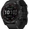 Garmin GPS-Multifunktionsuhr FENIX 7 SAPPHIRE SOLAR – Schwarz -Sportbekleidung engelhorn Garmin GPS Multifunktionsuhr FENIX 7 SAPPHIRE SOLAR Schwarz Vorderansicht V1075794B v1