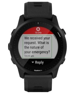 Garmin GPS-Triathlonuhr "Forerunner 945 LTE" Schwarz/Schwarz 12 Garmin GPS-Triathlonuhr "Forerunner 945 LTE" Schwarz/Schwarz -Sportbekleidung engelhorn Garmin GPS Triathlonuhr Forerunner 945 LTE SchwarzSchwarz Detailansicht 03 V1073387J v1