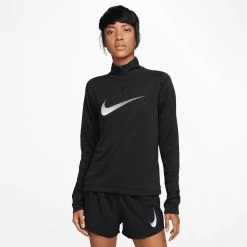 Nike Damen Laufshirt DRI-FIT SWOOSH -Sportbekleidung engelhorn Nike Damen Laufshirt DRI FIT SWOOSH Detailansicht 05 V1078816M v1