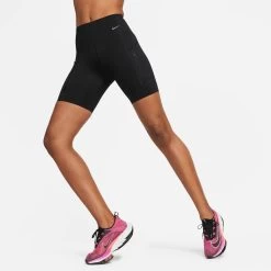 Nike Damen Lauftights DRI-FIT GO SHORTS -Sportbekleidung engelhorn Nike Damen Lauftights DRI FIT GO SHORTS Detailansicht 08 V1079564Z v1