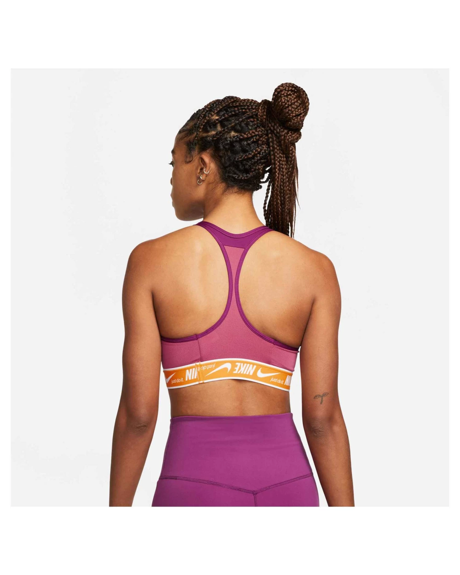 Nike Damen Sport-BH DRI-FIT SWOOSH LOGO BRA 9 Nike Damen Sport-BH DRI-FIT SWOOSH LOGO BRA – Bild 7
