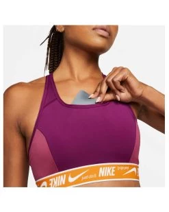 Nike Damen Sport-BH DRI-FIT SWOOSH LOGO BRA 17 Nike Damen Sport-BH DRI-FIT SWOOSH LOGO BRA -Sportbekleidung engelhorn Nike Damen Sport BH DRI FIT SWOOSH LOGO BRA Detailansicht 08 V1074216L v1
