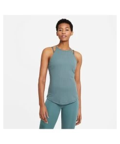 Nike Damen Yoga-Top "Nike Yoga Pointelle" -Sportbekleidung engelhorn Nike Damen Yoga Top Nike Yoga Pointelle Detailansicht 06 V1069481B v1