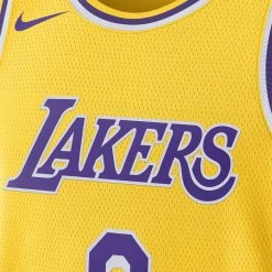 Nike Herren Basketballtrikot NBA LOS ANGELES LAKERS LEBRON JAMES-SWINGMAN JERSEY ICON -Sportbekleidung engelhorn Nike Herren Basketballtrikot NBA LOS ANGELES LAKERS LEBRON JAMES SWINGMAN JERSEY ICON Detailansicht 05 V1080123S v1