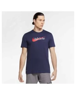 Nike Herren Sportshirt DRI-FIT ATHLETE Kurzarm -Sportbekleidung engelhorn Nike Herren Sportshirt DRI FIT ATHLETE Kurzarm Detailansicht 05 V1074741S v1