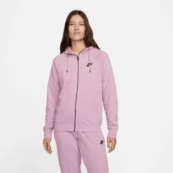 Nike Sportswear Damen Sweatjacke Mit Kapuze ESSENTIAL FLEECE FZ HOODIE -Sportbekleidung engelhorn Nike Sportswear Damen Sweatjacke mit Kapuze ESSENTIAL FLEECE FZ HOODIE Detailansicht 06 V1077302V v1