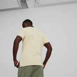 Puma Herren Trainings-T-Shirt M STUDIO YOGINI LITE MESH TEE -Sportbekleidung engelhorn Puma Herren Trainings T Shirt M STUDIO YOGINI LITE MESH TEE Detailansicht 08 V1078814W v1