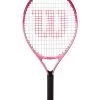 Wilson Kinder Tennisschläger "Burn Pink 23 Half CVR" Besaitet 16 X 17 -Sportbekleidung engelhorn Wilson Kinder Tennisschlaeger Burn Pink 23 Half CVR besaitet 16 x 17 Vorderansicht V1071398E v1