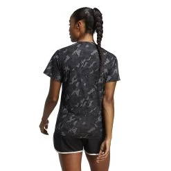 Adidas Performance Damen Laufshirt OWN THE RUN CAMO -Sportbekleidung engelhorn adidas Performance Damen Laufshirt OWN THE RUN CAMO Detailansicht 06 V1078072C v1