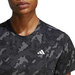 Adidas Performance Damen Laufshirt OWN THE RUN CAMO -Sportbekleidung engelhorn adidas Performance Damen Laufshirt OWN THE RUN CAMO Detailansicht 07 V1078072C v1