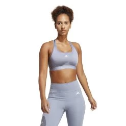 Adidas Performance Damen Sport BH POWERREACT TRAINING Medium-Supptort -Sportbekleidung engelhorn adidas Performance Damen Sport BH POWERREACT TRAINING Medium Supptort Detailansicht 05 V1077739Y v1