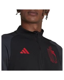 Adidas Performance Herren Fußballtrikot BELGIEN WM 22/23 WARM UP Langarm -Sportbekleidung engelhorn adidas Performance Herren Fussballtrikot BELGIEN WM 2223 WARM UP Langarm Detailansicht 08 V1075553I v1