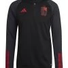 Adidas Performance Herren Fußballtrikot BELGIEN WM 22/23 WARM UP Langarm -Sportbekleidung engelhorn adidas Performance Herren Fussballtrikot BELGIEN WM 2223 WARM UP Langarm Vorderansicht V1075553I v1