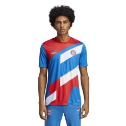 Adidas Performance Herren Fußballtrikot FC BAYERN MÜNCHEN PRE-MATCH SHIRT -Sportbekleidung engelhorn adidas Performance Herren Fussballtrikot FC BAYERN MUeNCHEN PRE MATCH SHIRT Detailansicht 05 V1077982M v1