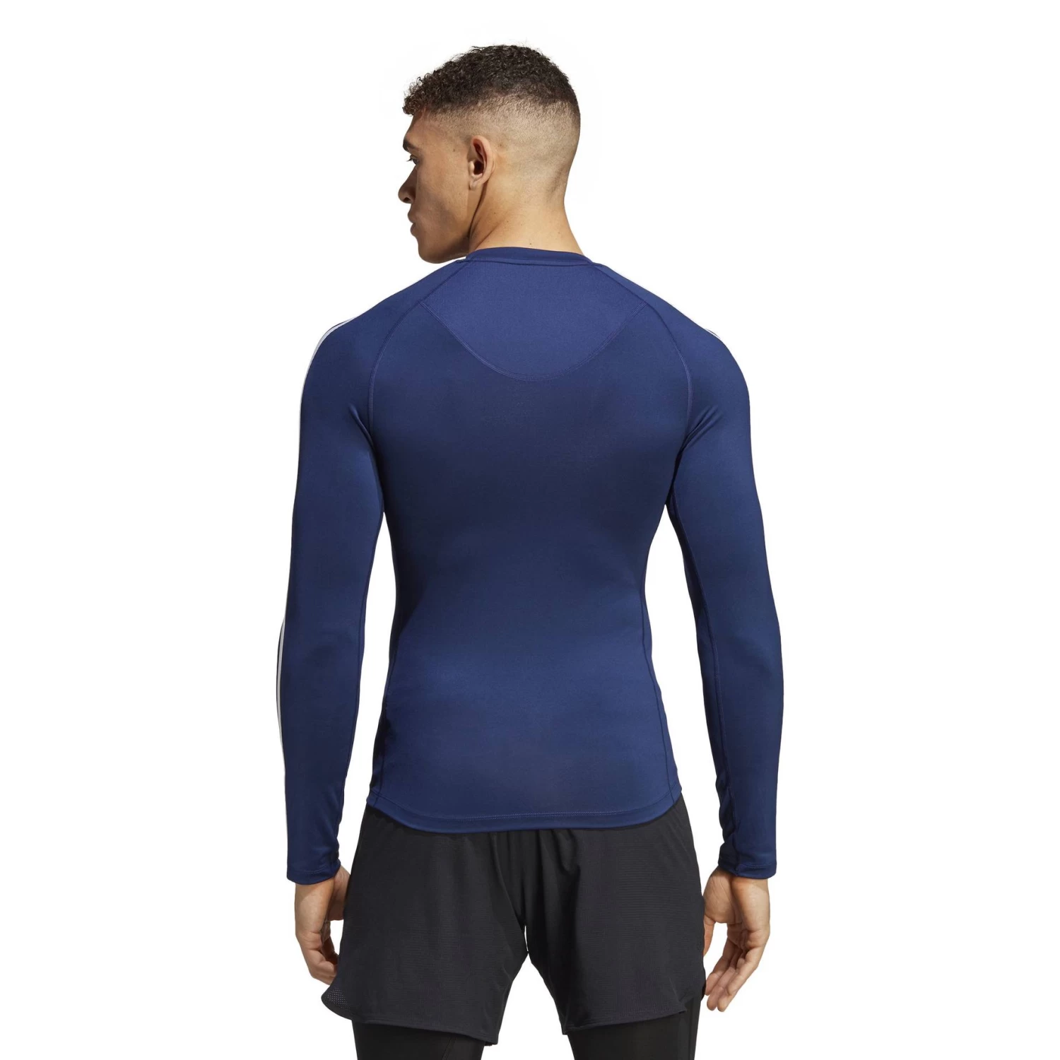 Adidas Performance Herren Trainingsshirt TECHFIT 3-STREIFEN TRAINING LONGSLEEVE 5 Adidas Performance Herren Trainingsshirt TECHFIT 3-STREIFEN TRAINING LONGSLEEVE – Bild 3