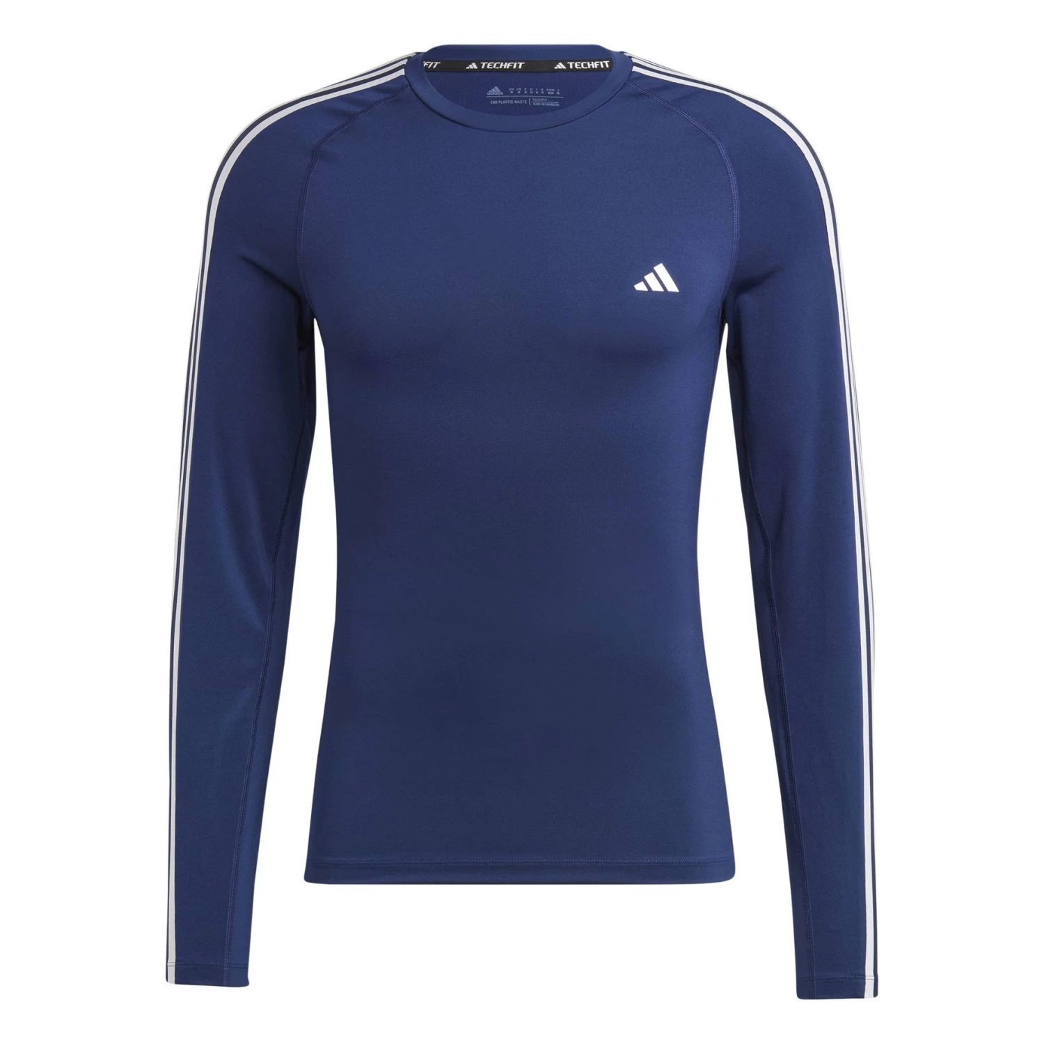 Adidas Performance Herren Trainingsshirt TECHFIT 3-STREIFEN TRAINING LONGSLEEVE 3 Adidas Performance Herren Trainingsshirt TECHFIT 3-STREIFEN TRAINING LONGSLEEVE