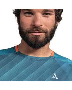 Schöffel Herren Trikots Shirt Valbella M 13 Schöffel Herren Trikots Shirt Valbella M -Sportbekleidung engelhorn partner Schoeffel Herren Trikots Shirt Valbella M Detailansicht 04 V1080421R v1